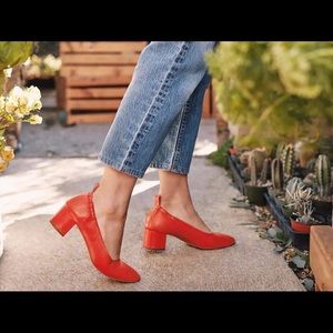 Everlane Day Heel - Red